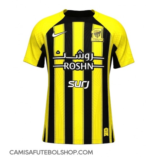 Camisa de time de futebol Al-Ittihad Replicas 1º Equipamento 2024-25 Manga Curta